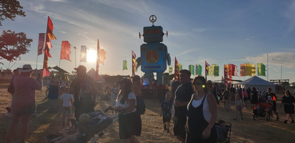 The Camp Bestival robot